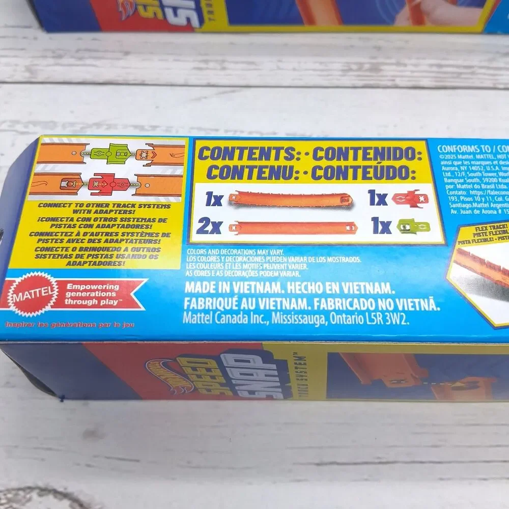 Hot Wheels Track Creator Straight Track Pack (3 Straight + 2 Adapters) Lot Of 5